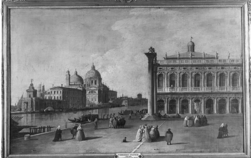 Piazzetta con vista su Santa Maria della Salute - Bavarian State Painting Collections